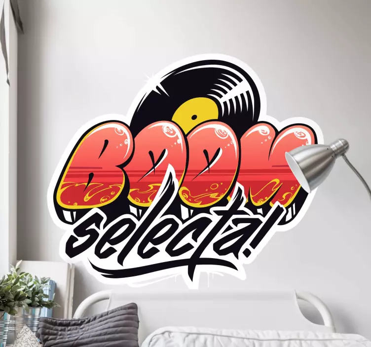 Music graffiti sticker pack - TenStickers