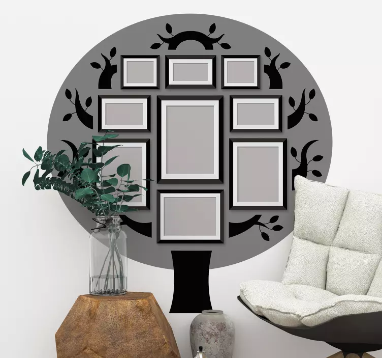 Nature tree pictures tree wall sticker - TenStickers