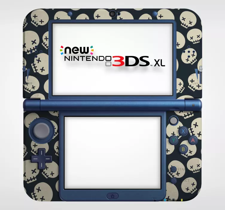 Nintendo sticker stylish skull pattern decal - TenStickers