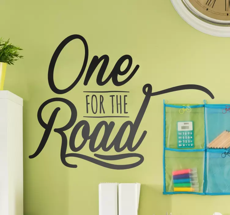 One For The Road Arctic Monkeys Sticker - TenStickers