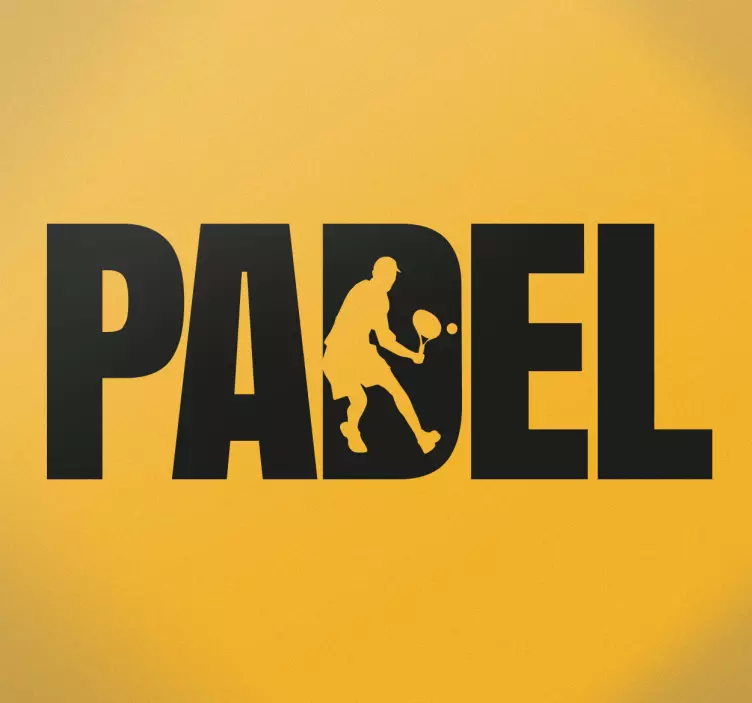 Padel Sports Wall Sticker - TenStickers