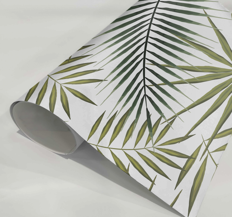 Palm Leaves furniture vinyl sheet decal - TenStickers