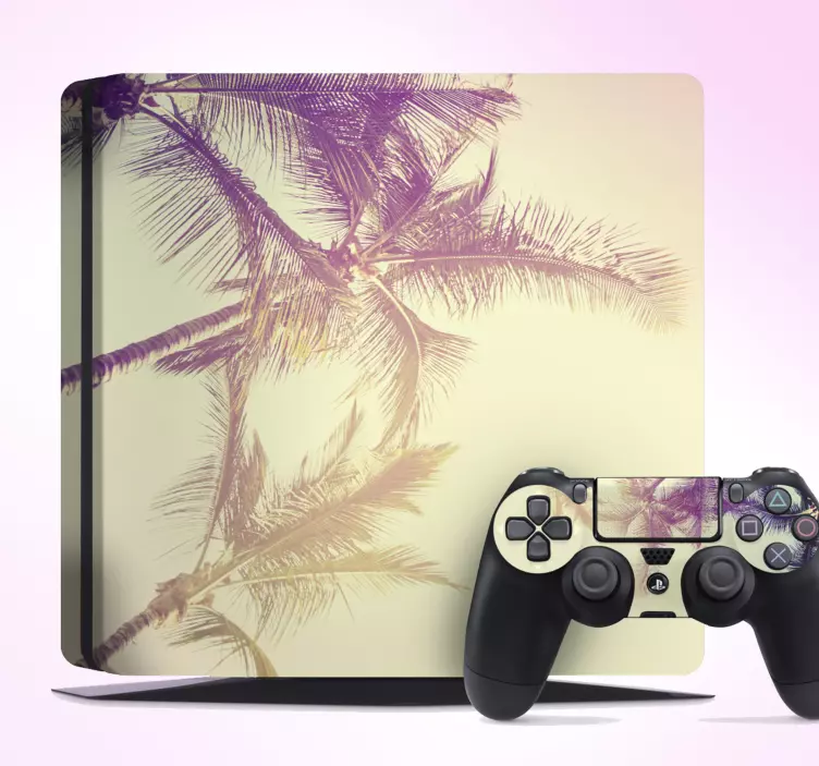 Palm tree landscape PS4 ps4 skin - TenStickers