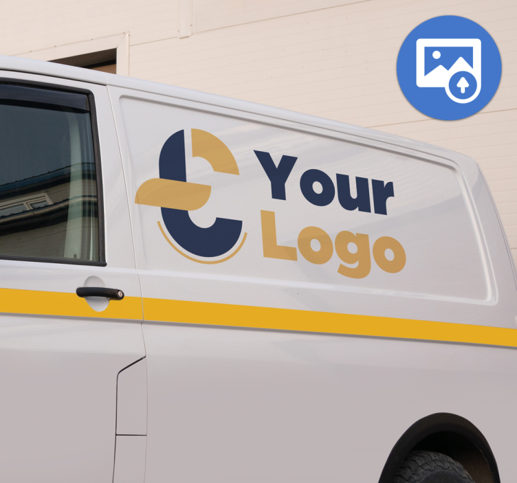 Custom business logo van sticker - TenStickers
