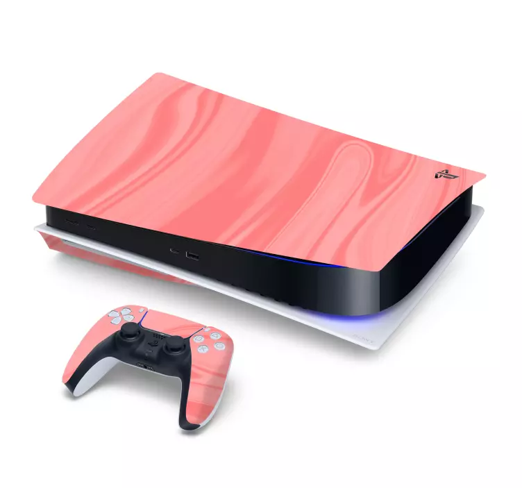 Pink tones PS5 vinyl skin sticker - TenStickers