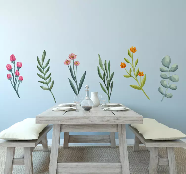 Plants Branches  plant wall sticker - TenStickers