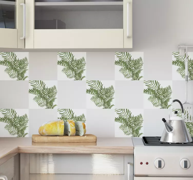 plants tile sticker - TenStickers