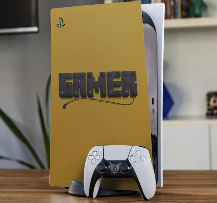 Ps5 skin for gaming enthusiasts - TenStickers