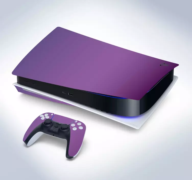Purple haze chameleon PS5 decal - TenStickers