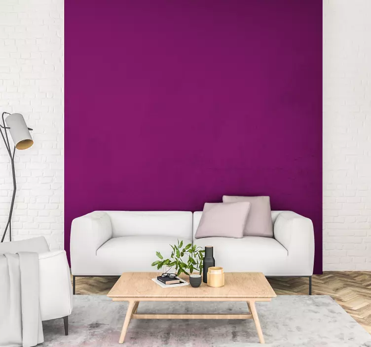 Purple plain vinyl wall sheet - TenStickers