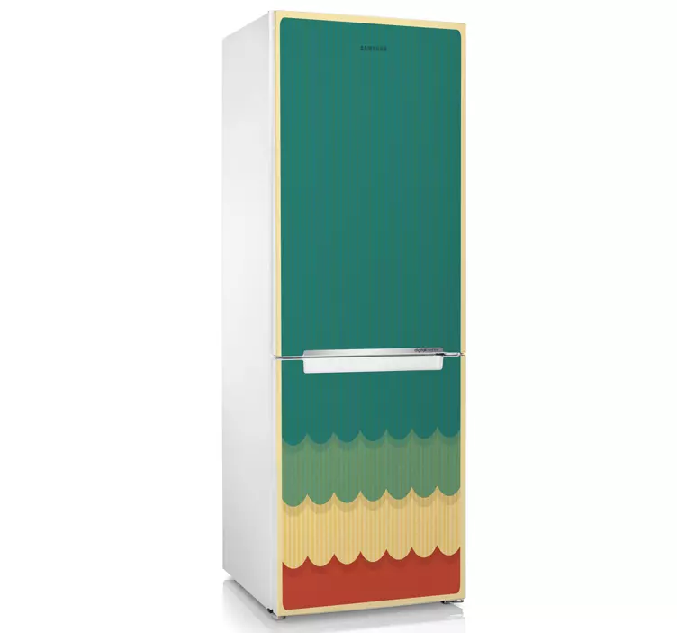 Retro Style Fridge Sticker - TenStickers