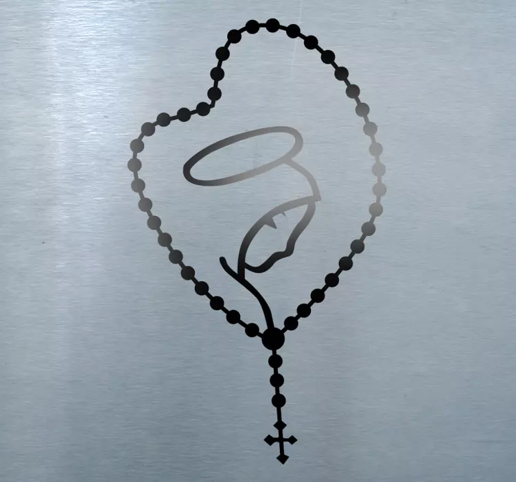 Rosary Wall Sticker - TenStickers