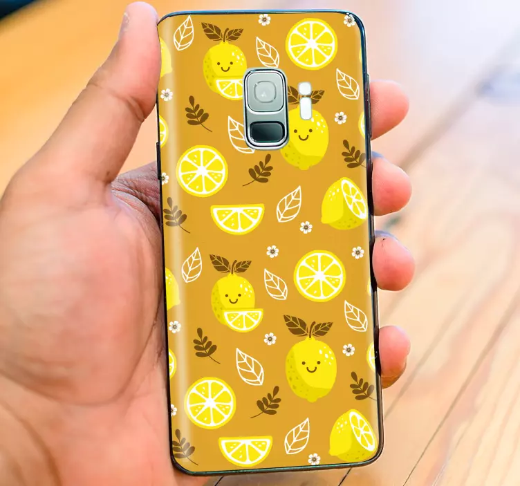 Samsung stickers cheerful lemon design - TenStickers