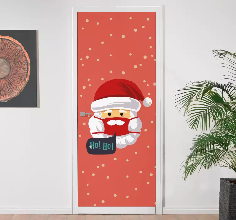 Christmas sticker santa claus celebration - TenStickers