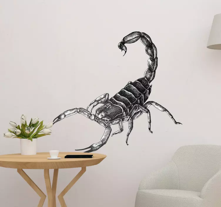 Scorpion Animal Wall Sticker - TenStickers