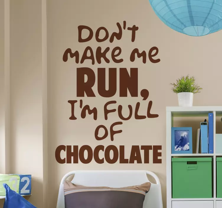 Simpsons Chocolate Quote Sticker - TenStickers