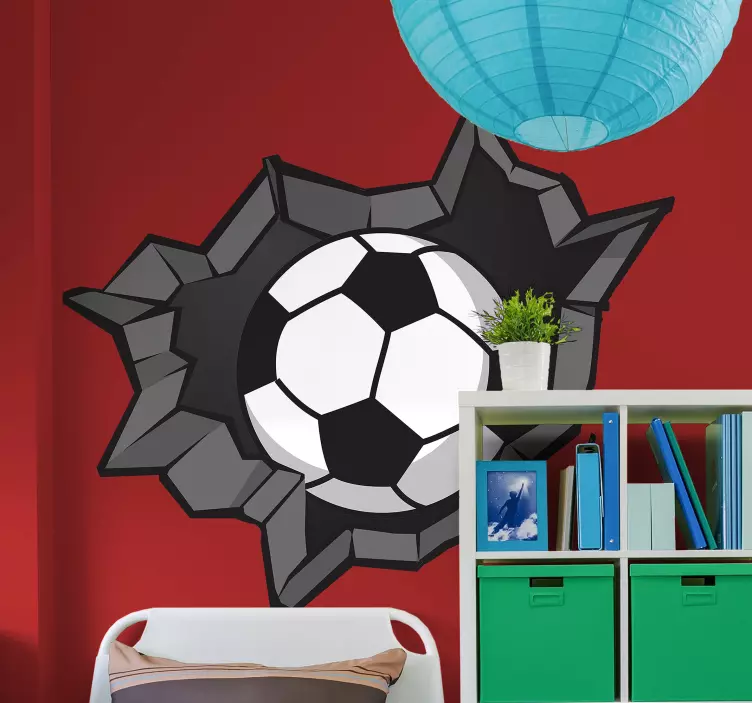 Soccer sport football wall sticker - TenStickers