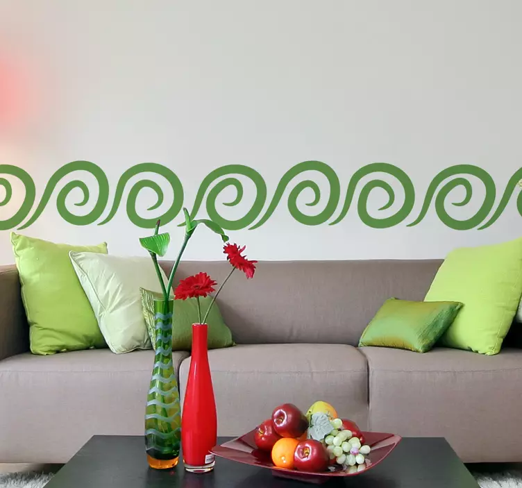 Spiral Pattern Sticker - TenStickers