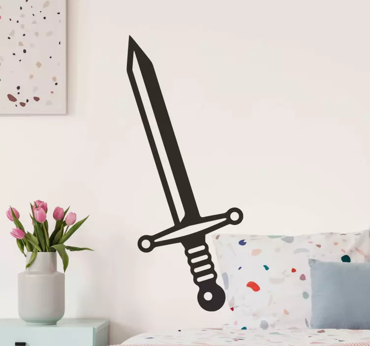 Sticker illustration sword silhouette - TenStickers