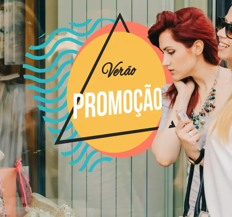 summer promotion showcase sale sticker - TenStickers