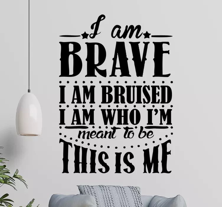 This is Me cinema wall sticker - TenStickers