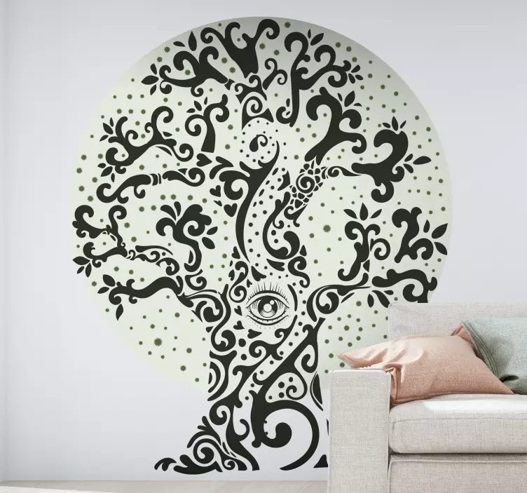 Tree of Life eye tree wall sticker - TenStickers