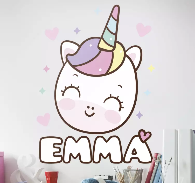 Personalized name fairy tale sticker - TenStickers