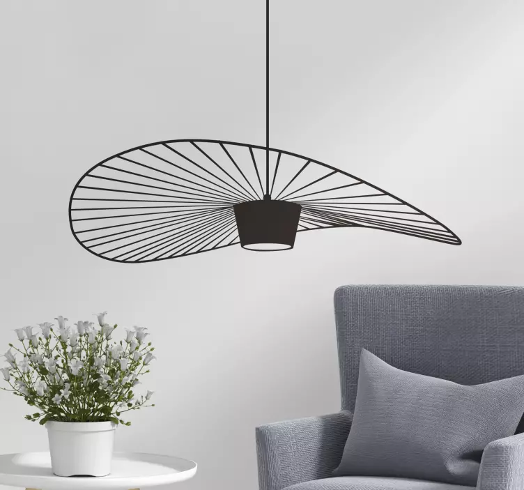 Vertigo lamp object wall decal - TenStickers