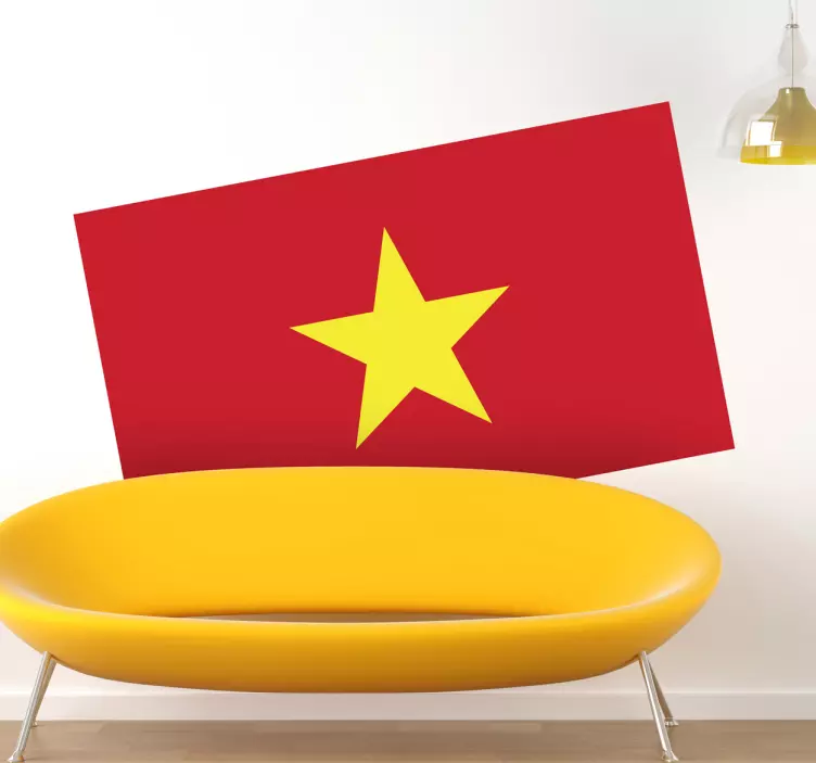 Vietnam Flag Sticker - TenStickers