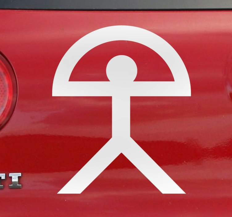 Vinilos Almería símbolo Indalo country Sticker - TenStickers