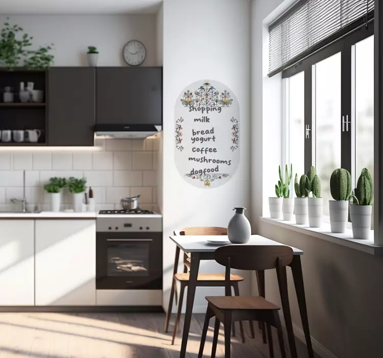 Vintage whiteboard sticker - TenStickers