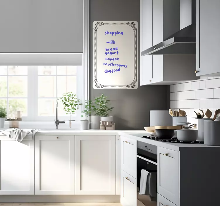 Vintage whiteboard wall sticker - TenStickers