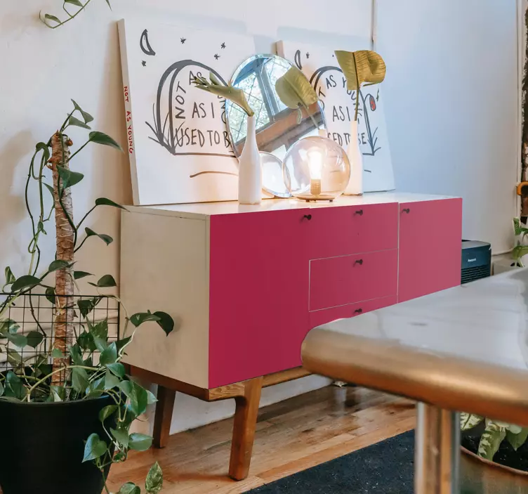 Viva Magenta furniture decal  3600 - TenStickers