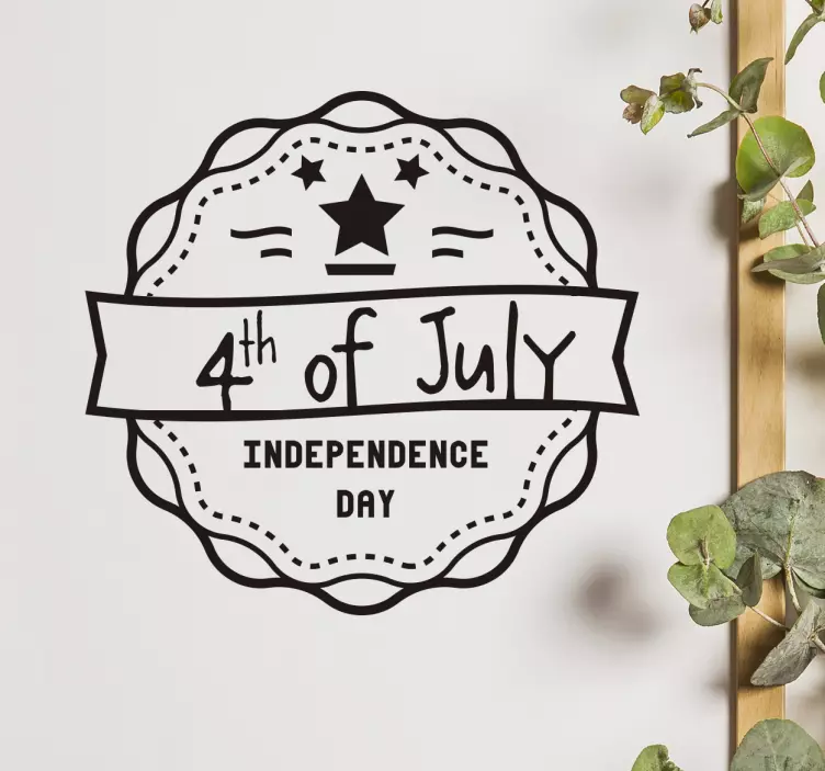 Wall sticker Independence Day - TenStickers