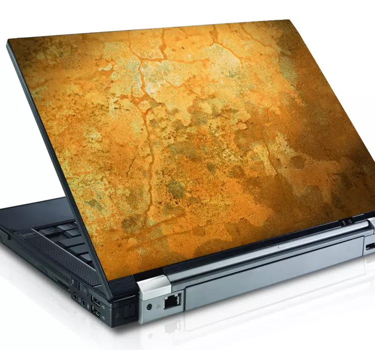 Wall Texture Oxide Laptop Sticker - TenStickers