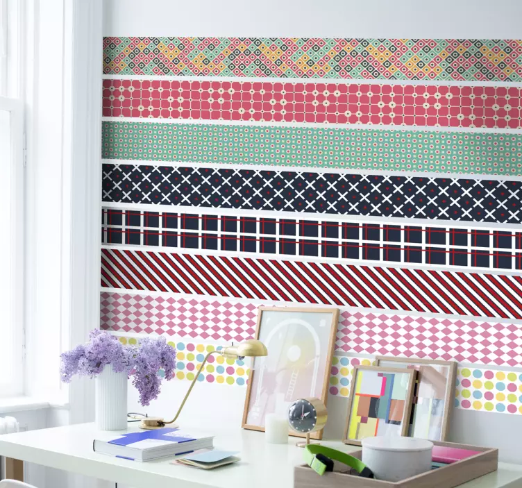 Washi Tape Wall Sticker - TenStickers