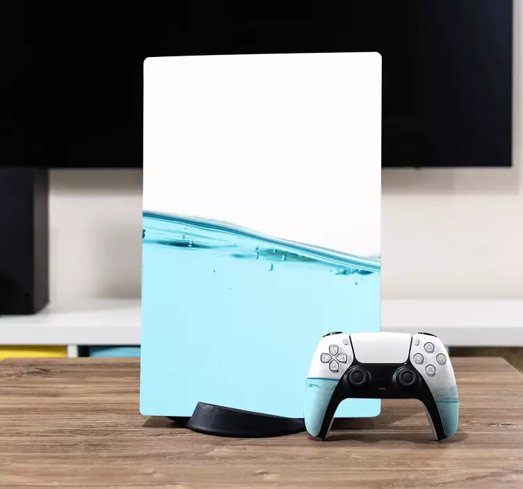 Water texture PS5 skin sticker - TenStickers