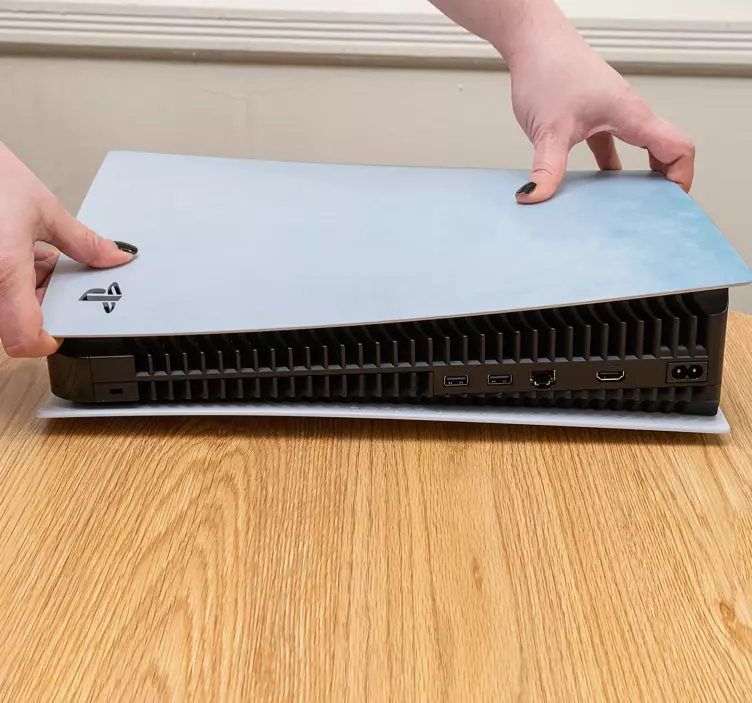 Watercolor background PS5 sticker - TenStickers