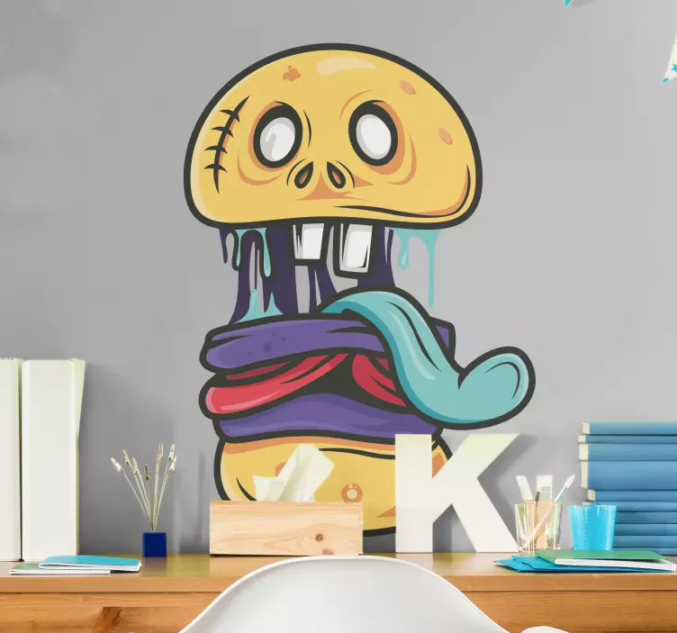 Whimsical Animated Creature monster sticker - TenStickers