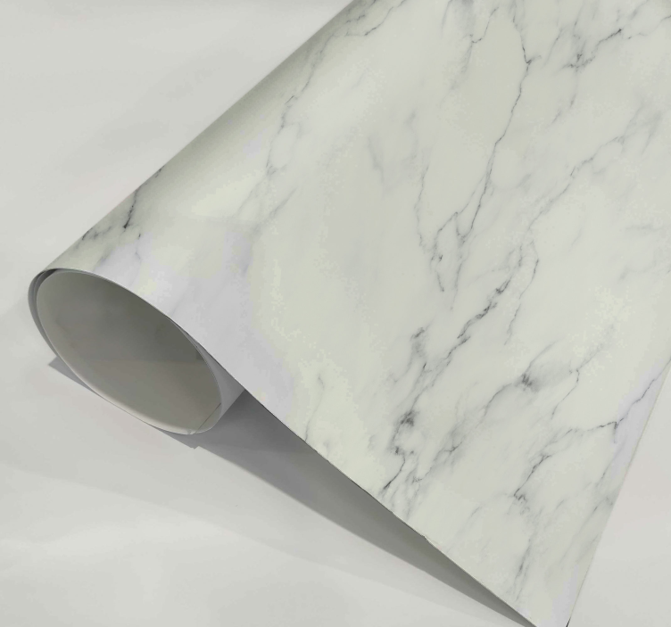 White Marble furniture decal  - TenStickers