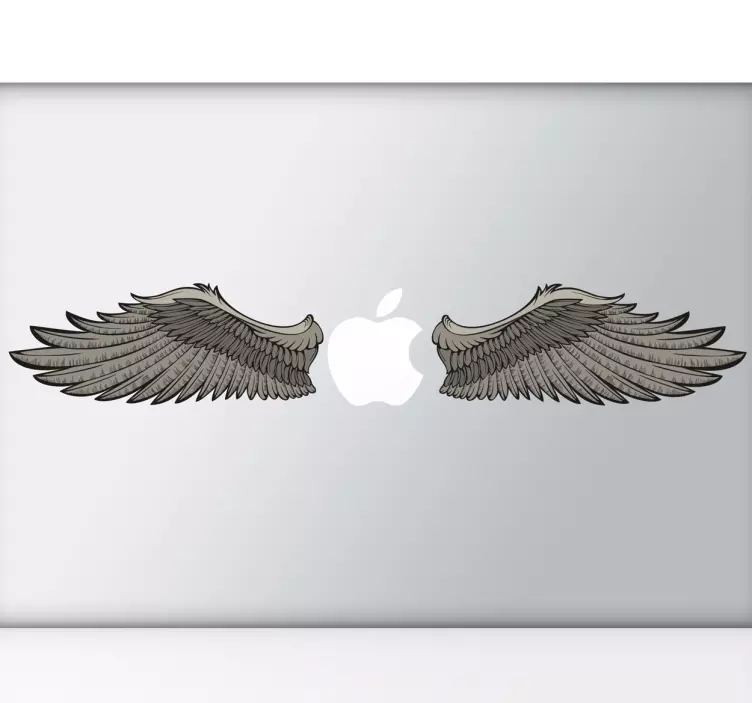 Angel Wings Laptop Sticker - TenStickers