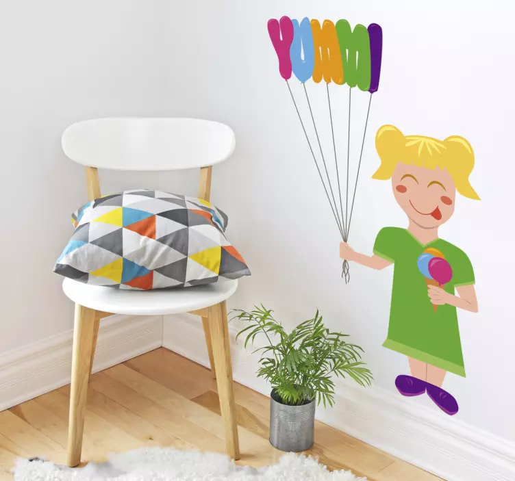 Yummi Wall Sticker - TenStickers