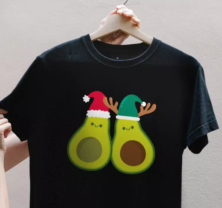 Avocado Christmas custom t-shirt - TenStickers