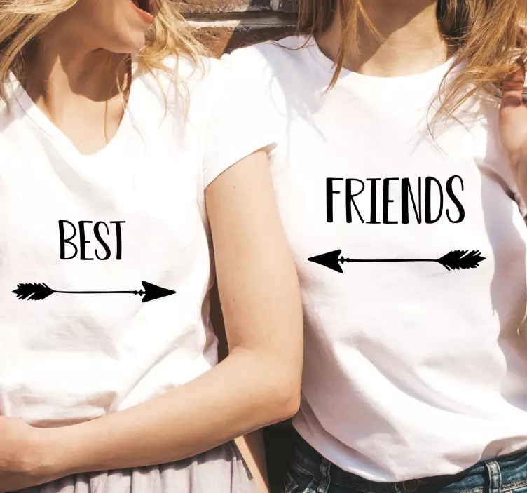 Best Friends Arrow custom t-shirt - TenStickers