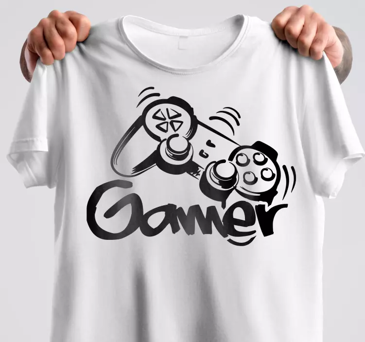 Controller for gamers custom t-shirt - TenStickers