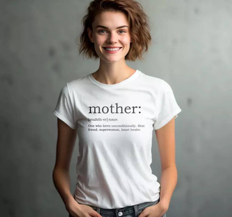 Mom definition Mothers day shirt - TenStickers