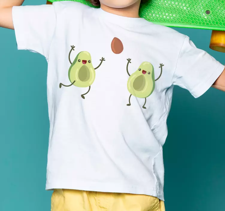 Playing Avocados Kids t-shirt - TenStickers
