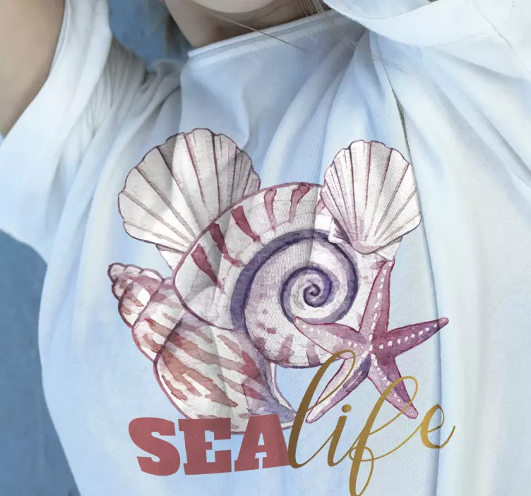 Sea Life custom unique t-shirt - TenStickers