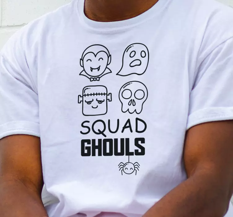 Squad ghouls skeleton Halloween shirt - TenStickers