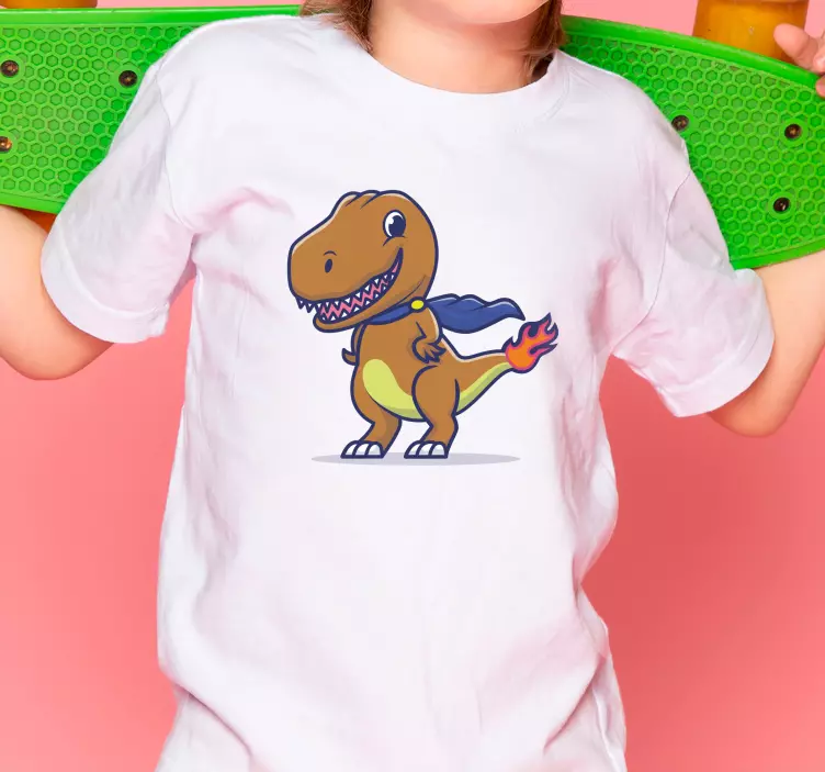 Superhero dino Kids t-shirt - TenStickers